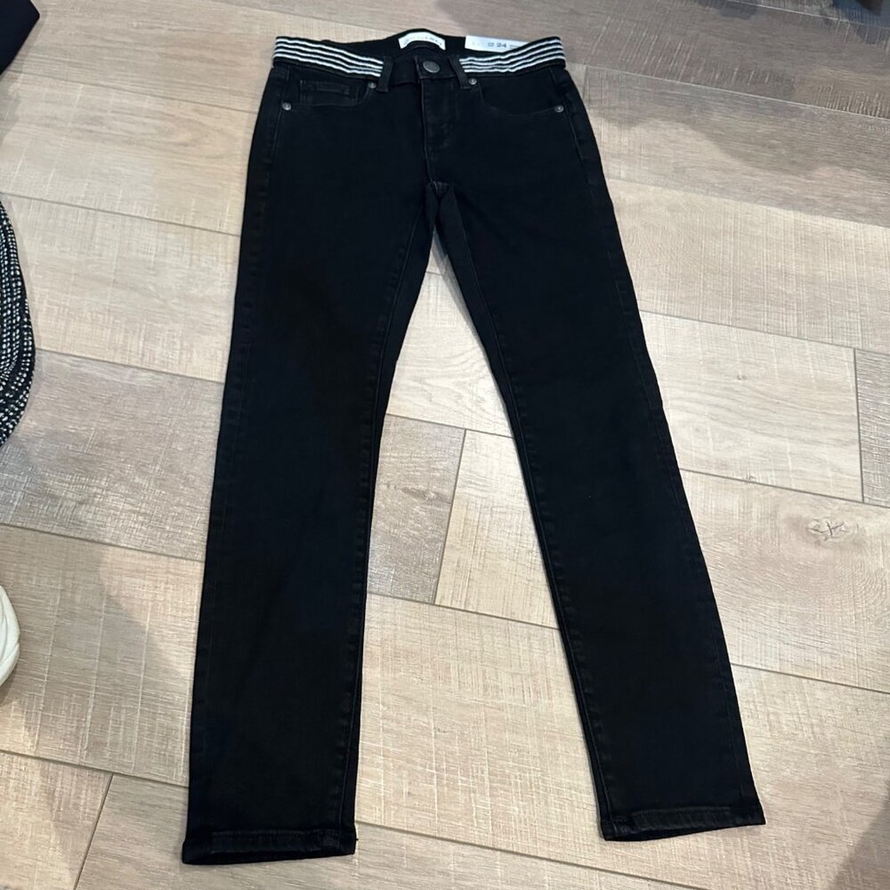 LOFT WOMENS MODERN SKINNY BLACK PANTS 24 / 00 NEW